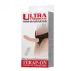 Baile - Passionate Harness Strap-On. Wibrujący strap-on o realistycznym designie i wielostopniowej regulacji intensywności