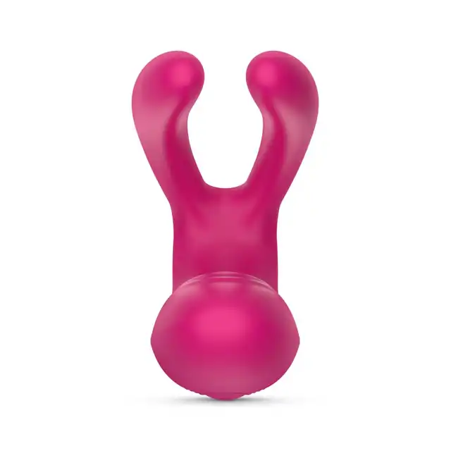 Teazers - Couple Vibrator with Remote. Wibrator dla par z pilotem, dzięki trzem wibrującym końcówkom i kształtowi litery U, oferuje wszechstronną stymulację