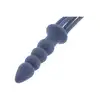 Taboom - Silicone Whip and Plug Blue. Innowacyjny duet, łączący elastyczny pejcz z korkiem analnym, oferujący wszechstronność i intensywne doznania