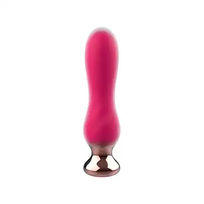 Buttocks - The Elegant Buttplug. Wibrujący różowy korek analny z 7 trybami wibracji, 3 prędkościami i pilotem zdalnego sterowania