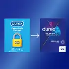Durex - Extra Safe 24 szt. Zestaw pogrubianych prezerwatyw dla większej ochrony, ultra safe z pełnym komfortem
