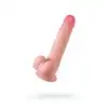 Toyfa -  Dildo My babe by RealStick My Pretty 20cm. Realistyczne dildo z ruchomą skórą i mocną przyssawką, delikatne wygięcie