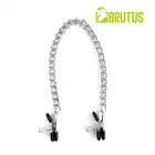 Brutus - Basic. Zaciski na sutki dla początkujących z wytrzymałym łańcuchem i delikatną stymulacją!