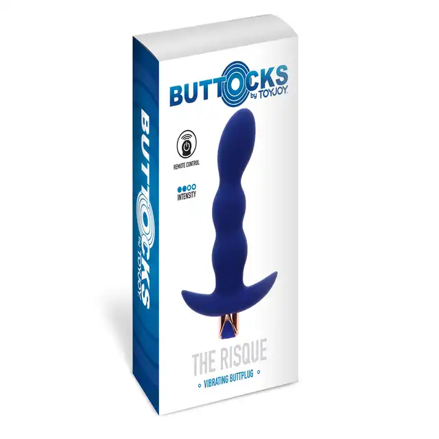 Buttocks - The Risque Buttplug. Wibrujący korek analny sterowany na pilota, wysokiej jakości materiały i zaawansowana funkcjonalność