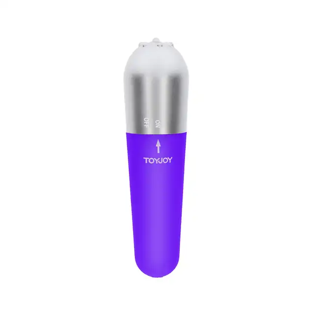 ToyJoy - Funky Vibrette Purple. Kompaktowy mini wibrator z wieloma trybami wibracji, nowoczesny design z intensywnymi doznaniami