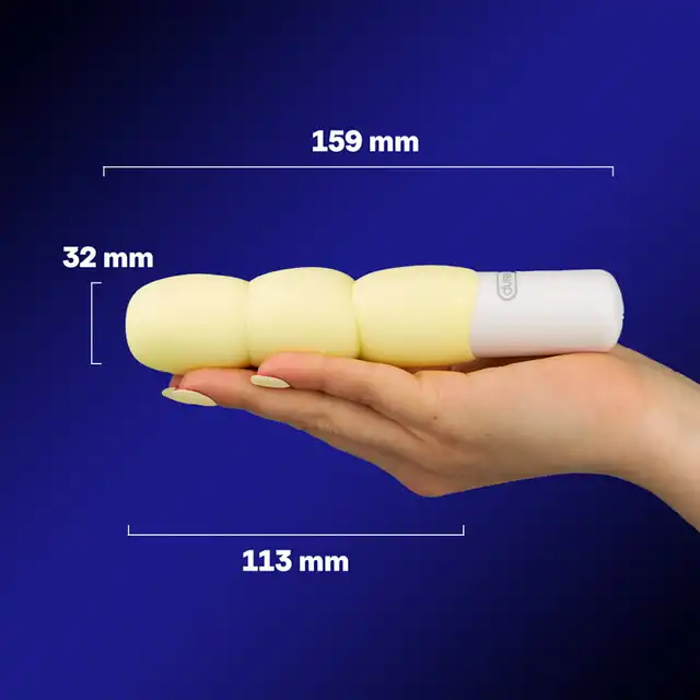 Durex - Soft Vibrator. Silikonowy wibrator o stymulującym kształcie trzech kulek, 8 trybów wibracji dla pełnej satysfakcji