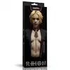 LoveToy - Rebellion Reign Collar. Obroża z kołnieżem z wysokiej jakości skóry PU, długi metalowy łańcuszek, łączy wygodę i wyrafinowany styl