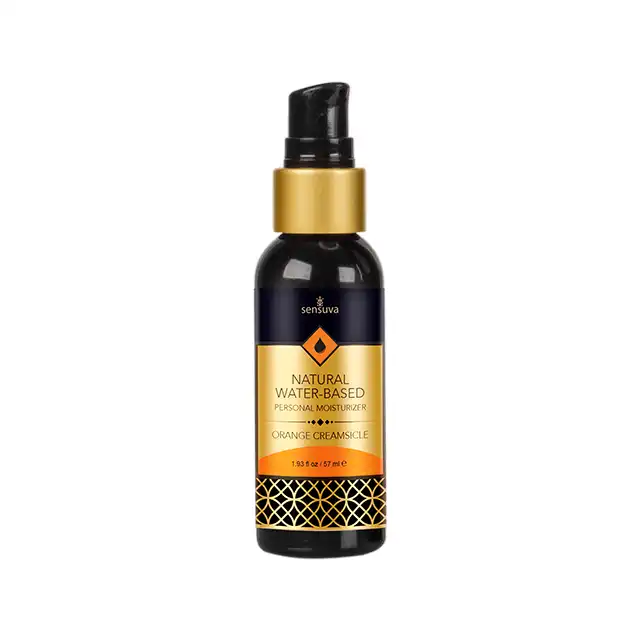 Sensuva - Natural Personal Moisturizer Orange Cream. Naturalny lubrykant na bazie wody o smaku soczystej pomarańczy
