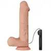 Baile - Beautiful Bergrisi Vibrator 10,2". Realistyczne, żylasty wibrator z jądrami i zarysowaną żołędzią. Podwójny, elastyczny materiał doskonale imituje ludzką skórę