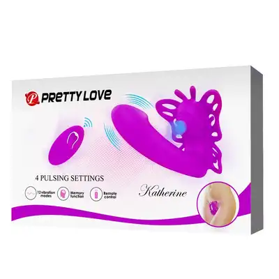 Pretty Love - Katherine. Elegancki masażer punktu G i łechtaczki z 12 funkcjami wibracji i bezprzewodowym pilotem