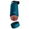 PDX Plus - Fuck Flask Private Pleaser. Dyskretny masturbator w etui w kształcie bidona, z realistycznym rękawem i kontrolowanym efektem ssania