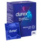 Durex - Extra Safe 24 szt. Zestaw pogrubianych prezerwatyw dla większej ochrony, ultra safe z pełnym komfortem
