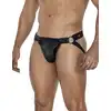 Cut4Men - JockStrap L/XL. Stylowy skórzany jockstrap z odpinaną kieszonką, seksowny element garderoby