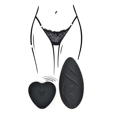 ToyJoy - Angel Panty Vibe. Elegancki zestaw zawierający koronkowe majteczki, wibrujący stymulator do łechtaczki, sterowanie na pilota