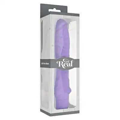 Toy Joy - Classic Large Vibrator Purple. Realistyczny wibrator z 7 trybami wibracji i jedwabiście gładkim silikonem dla intensywnej, klasycznej przyjemności.
