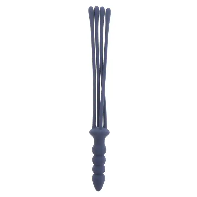 Taboom - Silicone Whip and Plug Blue. Innowacyjny duet, łączący elastyczny pejcz z korkiem analnym, oferujący wszechstronność i intensywne doznania