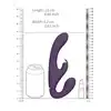 Vive - Suki Vibrating Strapless Strap-on Rabbit Purple. Wibrujący strapon bezuprzężowy, intensywna stymulacja dla obu partnerów 