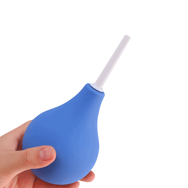 Mr. Play - Anal Douche Blue. Gruszka analna, zapewnia higienę i uczucie świeżości przed seksem