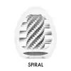 Tenga - Egg Spiral. Kieszonkowy masturbator jajeczko ze spiralnymi wypustkami, intensywna stymulacja