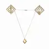 LOCKINK - Adjustable Nipple Clamps with Light Pendant Gold. Regulowane zaciski na sutki z zawieszką pięknie odbijającą światło