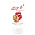 Lick it! - Sparkling wine &amp; strawberry. Żel aromatyzowany smakowy. 