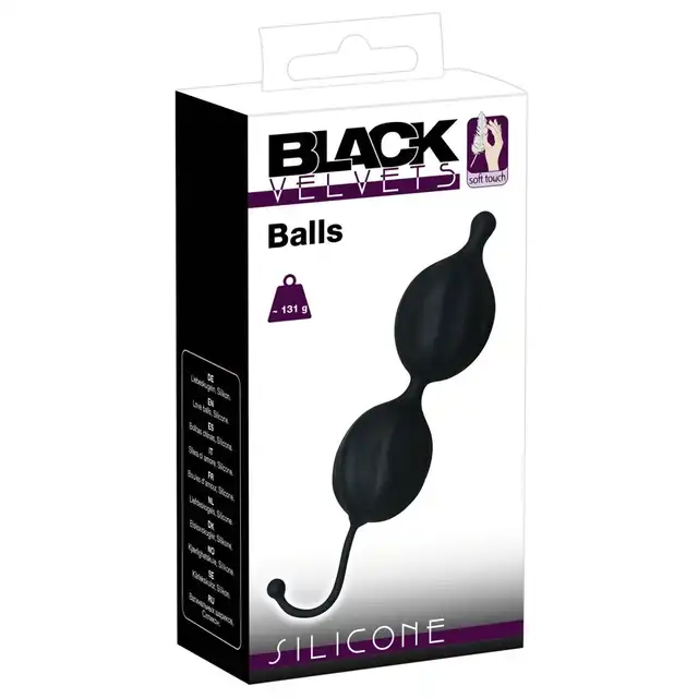 Black Velvets - Balls 131g. Kulki gejszy z obciążeniem, zapewniające wzmocnienie mięśni, o miękkiej i jedwabistej teksturze