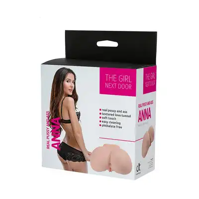 The Girl Next Door Anna - Real Pussy And Ass. Masturbator z realistyczną teksturą i dwiema opcjami penetracji to idealny sposób na spełnianie erotycznych fantazji