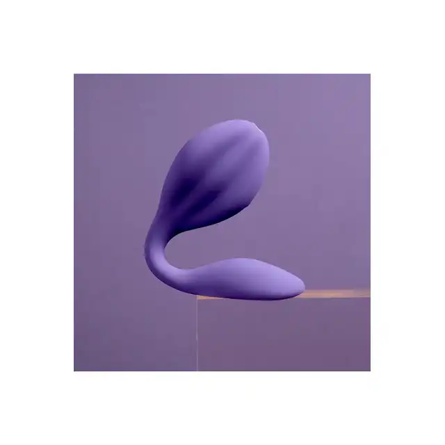 Wellness - Duo Purple. Wszechstronny wibrator dla par, intensywna stymulacja solo i w parze, elastyczny korpus i mocne wibracje