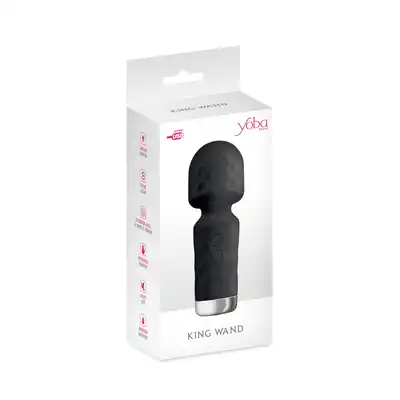 Yoba - King Wand Black USB. Mini elegancka i urocza magiczna różdżka w kolorze czarnym. Doskonały towarzysz także w podróży.