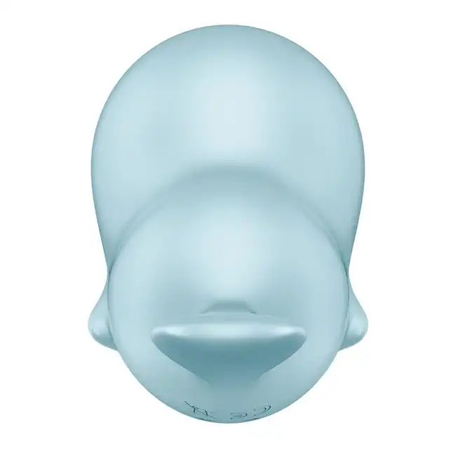 Satisfyer - Sassy Seal Blue. Wibrator incognito z falami ciśnienia i wibracjami, kształt uroczej foczki