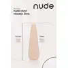 Nude - Zina. Elegancki stożkowy wibrator incognito z pionowymi żłobieniami dla dodatkowej stymulacji, wyrafinowana przyjemność