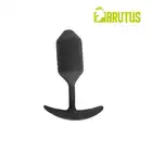 Brutus - Weighted Butt Diamond L. Wygodny, ważony plug analny z miękkiego silikonu dla długotrwałej przyjemności!
