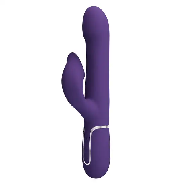 Pretty Love - Falin Purple. Wibrator łechtaczkowo pochwowy z ruchomymi kulkami, maksymalna przyjemność i intensywne orgazmy