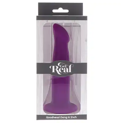 Get Real - GoodHead Dong 6'. Realistyczne dildo z przyssawką, kompatybilne z uprzężami, wykonane z bezpiecznego silikonu premium