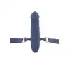Taboom - Silicone Breathable Penis Gag. Knebel kulkowy, który zapewnia swobodne oddychanie z dildem do stymulacji partnera