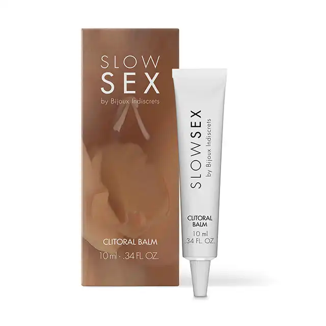 Bijoux Indiscrets - Slow Sex Clitoral Balm 10 ml. Rozgrzewający balsam do łechtaczki z żeń-szeniem  i arganiną. Doskonale poprawia ukrwienie i wzmacnia doznania