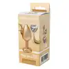Dream Toys - Gleaming Love Pearl Gold Plug Medium. Złoty elegancki korek analny z kryształkiem w kształcie serca
