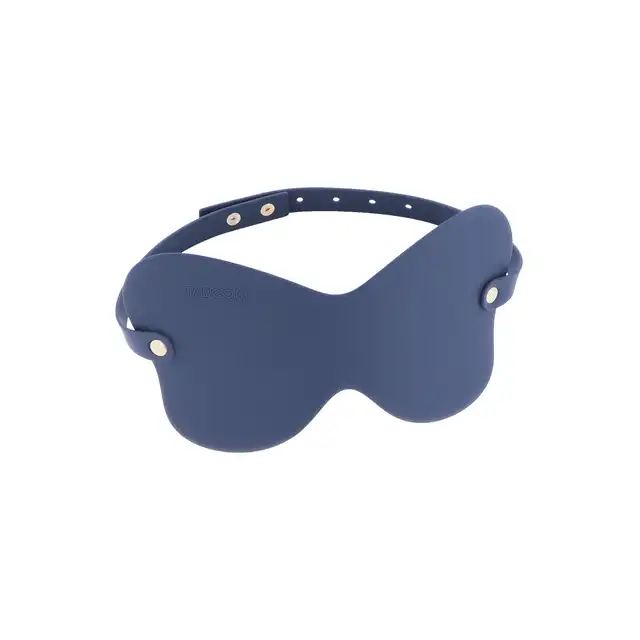 Taboom - Silicone Blindfold Blue. Silikonowa opaska na oczy, intensyfikuje zmysły i wzmacnia doznania, zapewniając niezapomniane erotyczne chwile