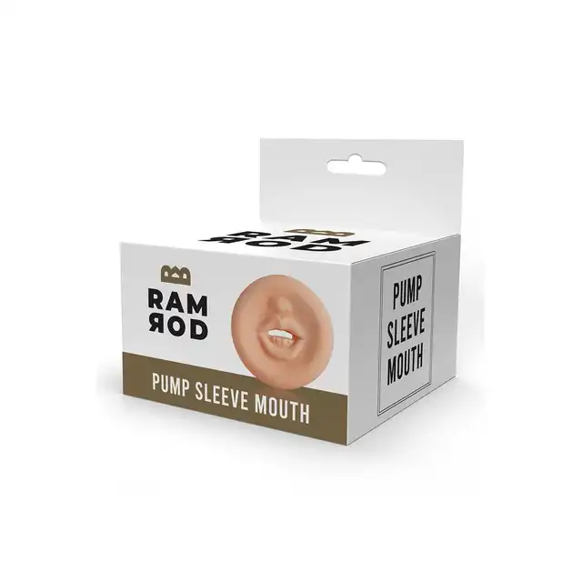 Dreamtoys - Ramrod Pump Sleeve Mouth. Realistyczna nakładka do pompki z efektem oralnym