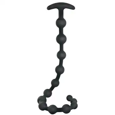 Black Velvets - Anal Beads. Elastyczne koraliki analne o zwiększającej średnicy, pół metra ekscytującej analnej zabawy