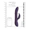 Vive - Halo Ring Rabbit Vibrator Purple. Luksusowy, zaawansowany wibrator, który łączy innowacyjność, przyjemność i wygodę w jednym produkcie