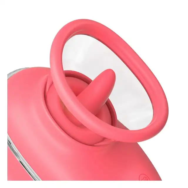 Feelztoys - Mia Red. Innowacyjny wibrator do stymulacji łechtaczki z funkcją lizania, wibracji i ssania