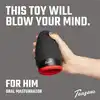 Teazers - Oral Masturbator. Nowoczesny masturbator męski z funkcją wibracji i rozgrzewania, niezapomniane doznania