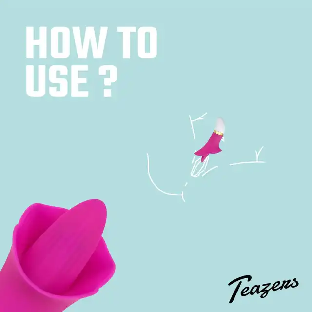 Teazers - Clitoris Stimulator With Thong Pink. Wibrator łechtaczkowy z języczkiem, ekscytujący wibrator do stymulacji łechtaczki