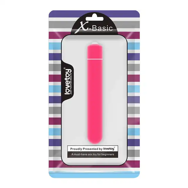 LoveToy - Miniwibrator X-Basic Bullet 10 Speeds. Moc i dyskrecja w różowym wydaniu