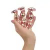 Rosy Gold - Metal Butt Plug Set 3 Pieces Rose Gold. Elegancki zestaw metalowych wtyczek analnych o wyjątkowej konstrukcji