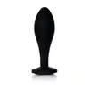 B-Series - Silicone Plug Clear M. Ekskluzywny plug analny z silikonowym wykończeniem i eleganckim diamencikiem w rozmiarze M