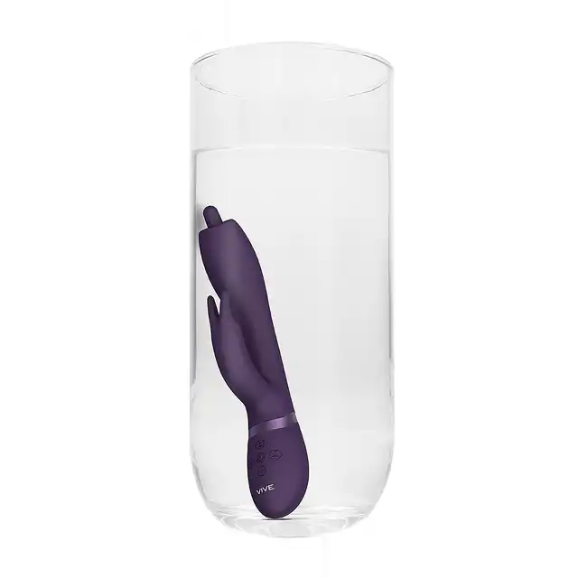 Vive - Nilo Pinpoint Rotating G-spot Rabbit Purple. Zaawansowany wibrator punktu G z funkcją obrotu 360 stopni i wibracji 