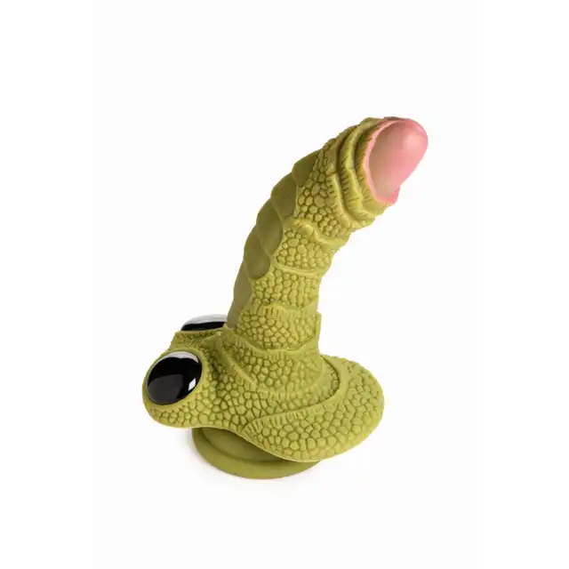 Creature Cocks - Scaled Swamp Monster Dildo. Dildo w kształcie łuskowanego potwora z bagien, fantazyjny design i intensywna stymulacja