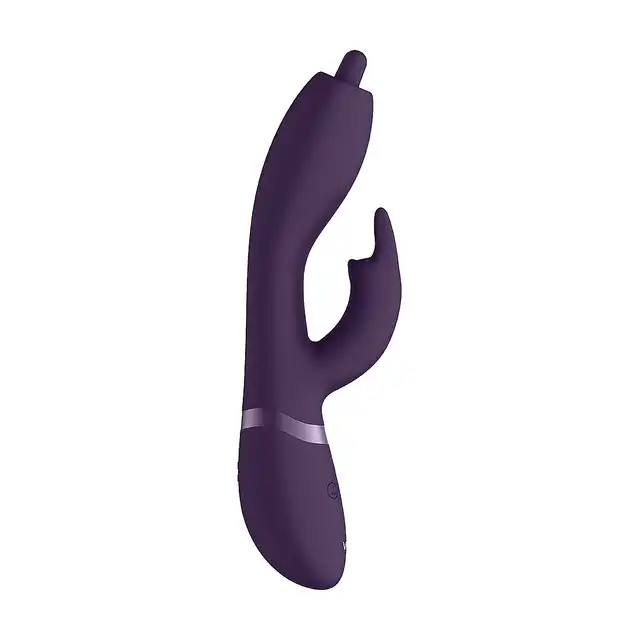Vive - Nilo Pinpoint Rotating G-spot Rabbit Purple. Zaawansowany wibrator punktu G z funkcją obrotu 360 stopni i wibracji 